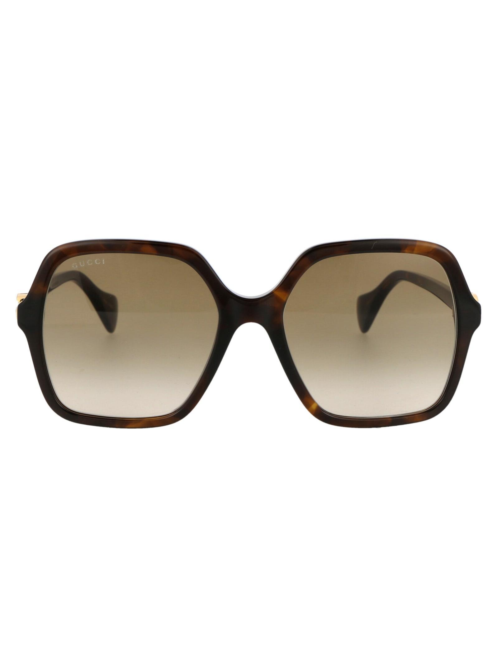 GUCCI Eyewear Sunglasses In Brown Product Image