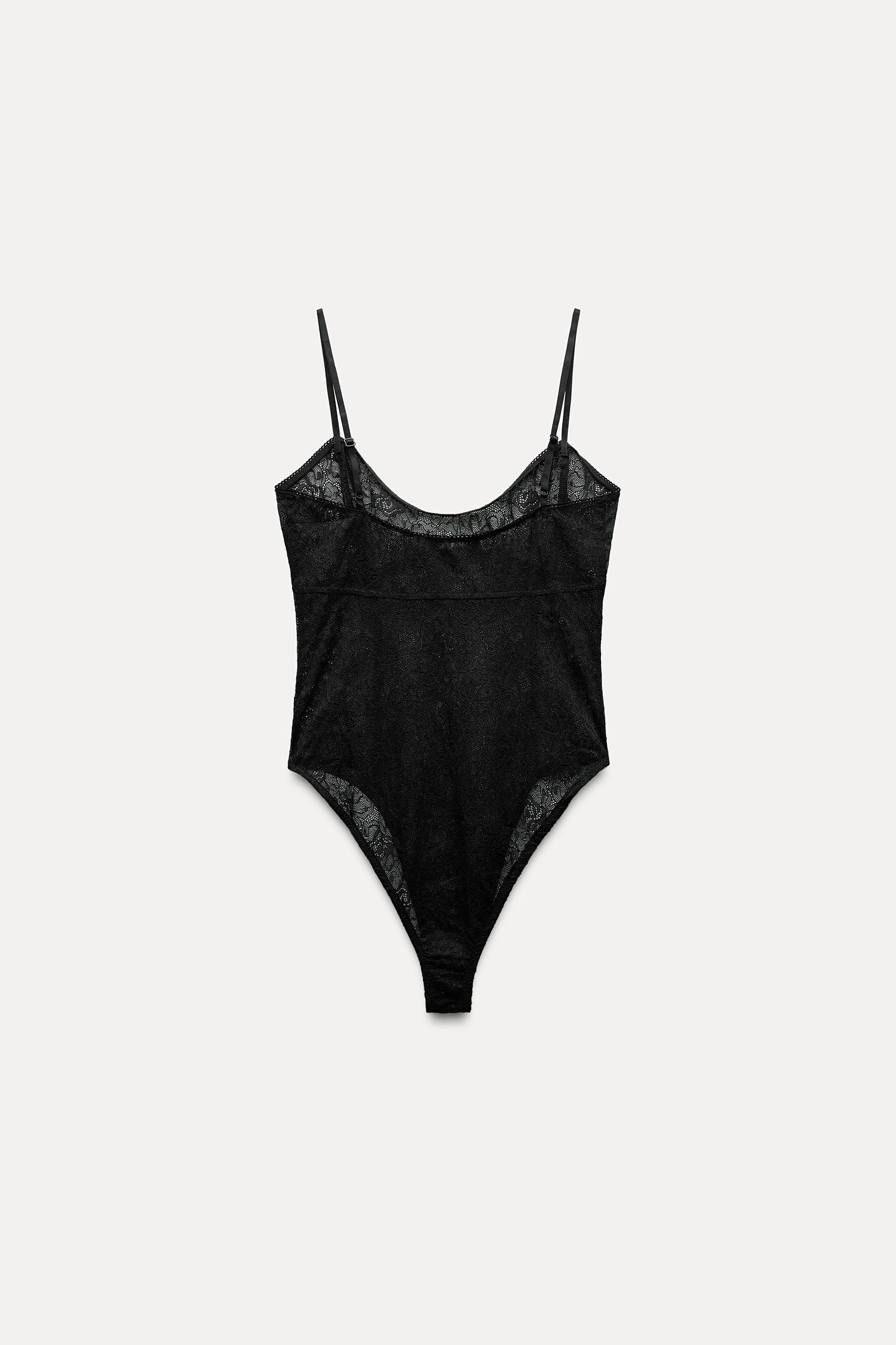 STRAPPY LACE BODYSUIT Product Image