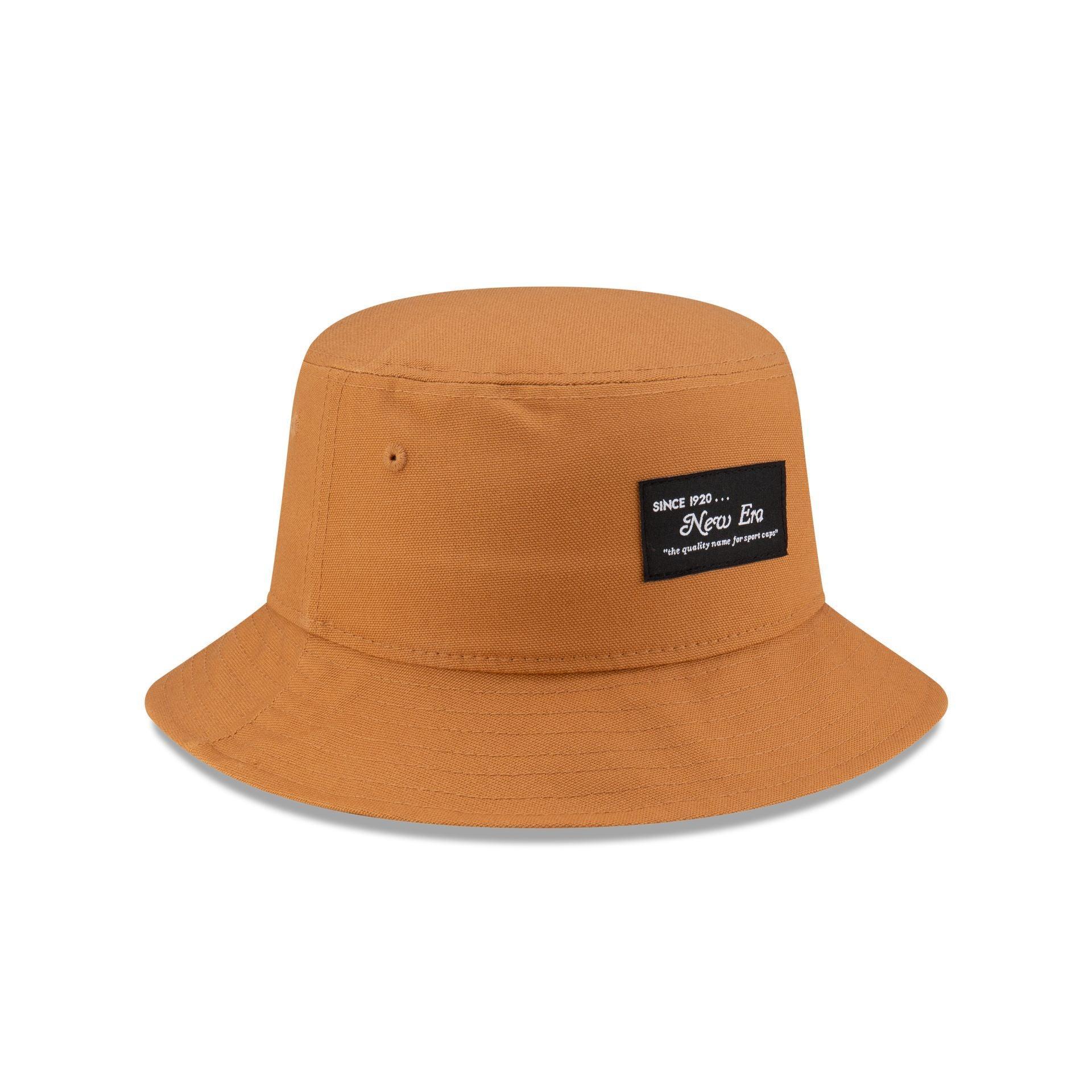 New Era Cap Brown Duck Canvas Bucket Hat Male Product Image