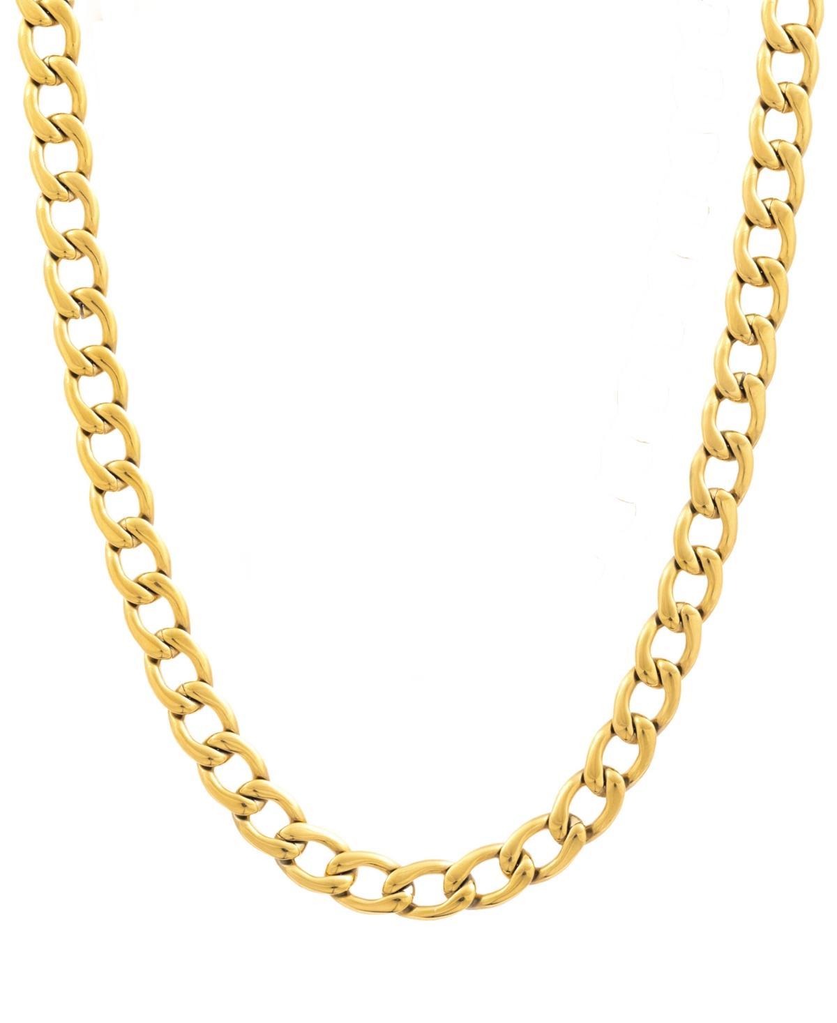 Legacy for Men by Simone I. Smith 24 Curb Chain Necklace in Stainless Steel Product Image