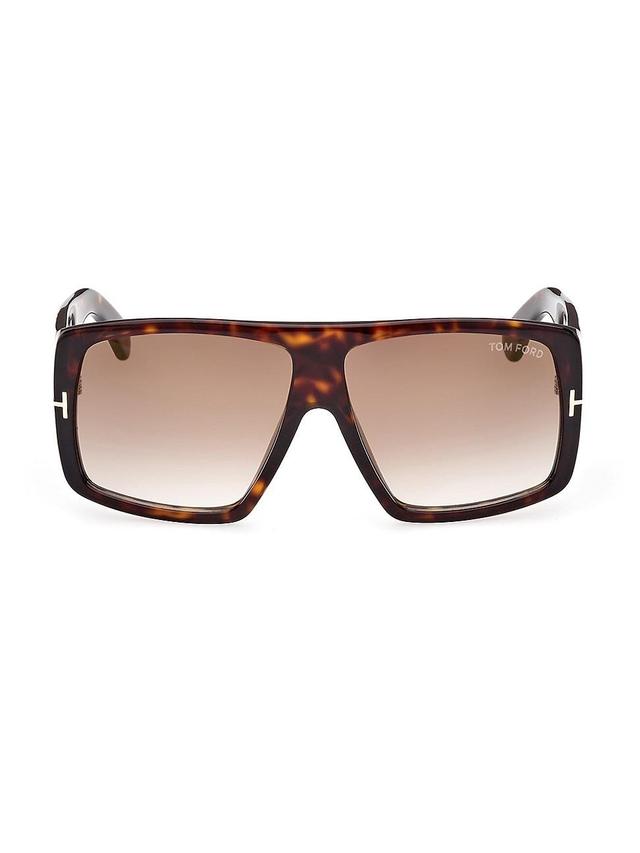 Mens Raven 60MM Square Sunglasses Product Image