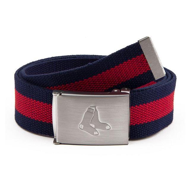 Mens Boston Red Sox Fabric Belt Product Image