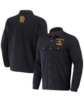 Mens Darius Rucker Collection by Fanatics Black New York Yankees RingstopFull-Snap Shacket Product Image