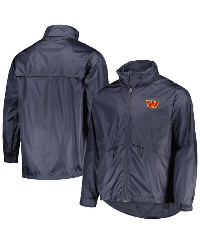 Mens Dunbrooke Graphite Washington Commanders Circle Sportsman Waterproof Packable Lightweight Full-Zip Jacket Product Image