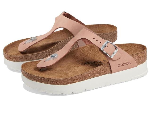 Birkenstock Papillio by Birkenstock Gizeh Platform Sandal - Nubuck (Soft ) Women's Shoes Product Image