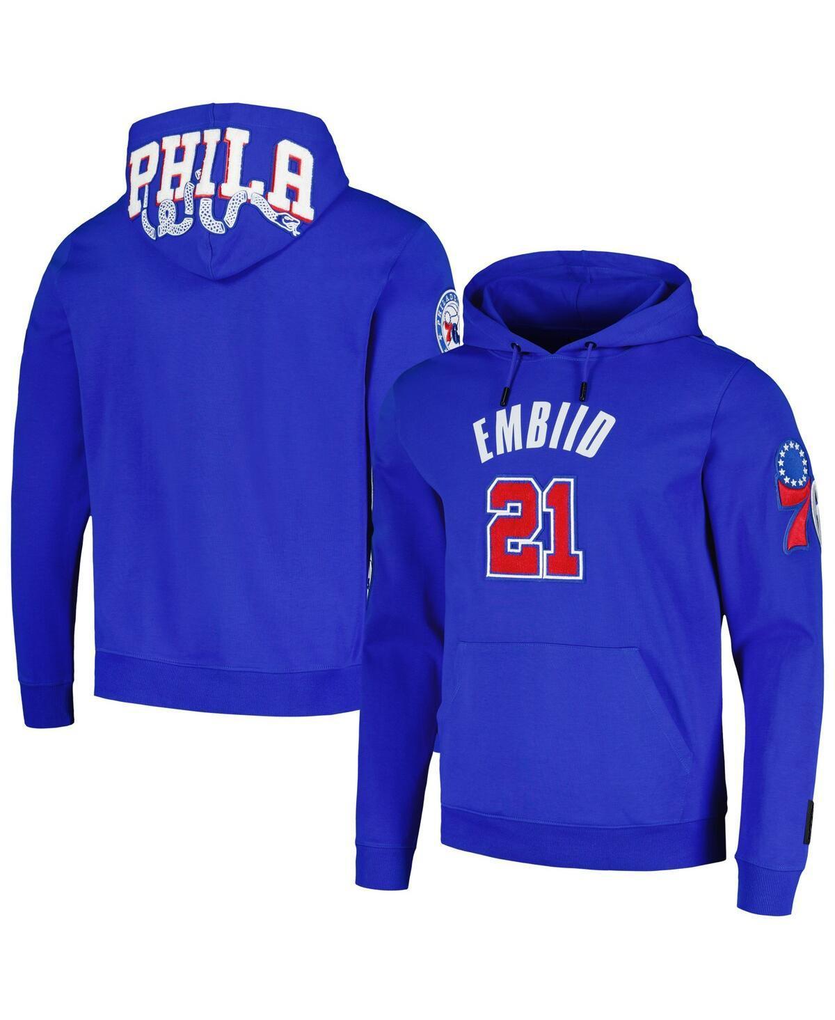 Mens Pro Standard Joel Embiid Royal Philadelphia 76ers Player Pullover Hoodie Product Image