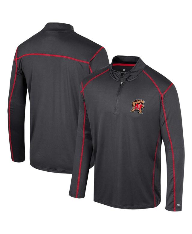 Mens Colosseum Maryland Terrapins Cameron Quarter-Zip Windshirt Product Image