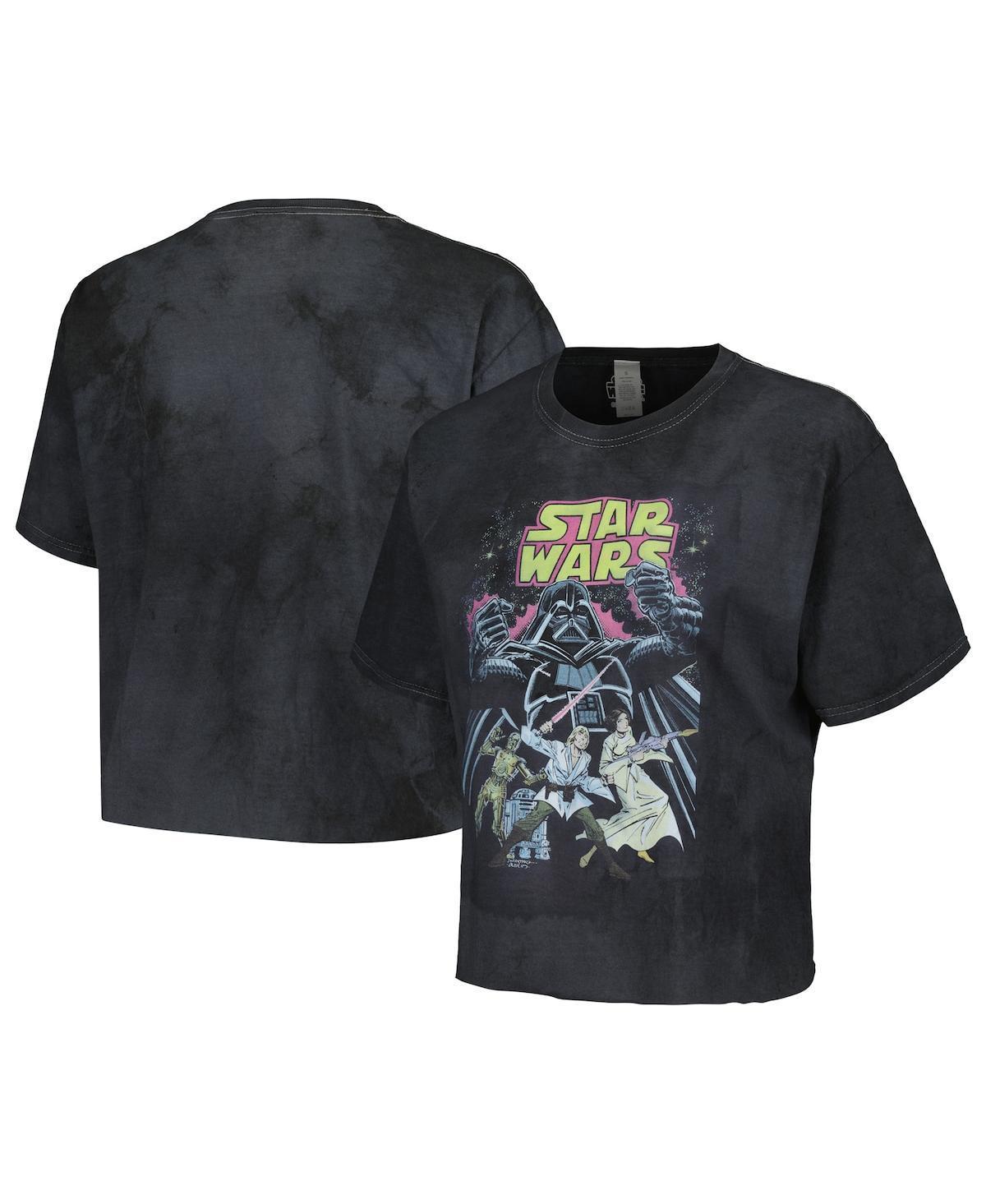 Mad Engine Mens and Womens Black Star Wars Comic Wars T-Shirt Product Image