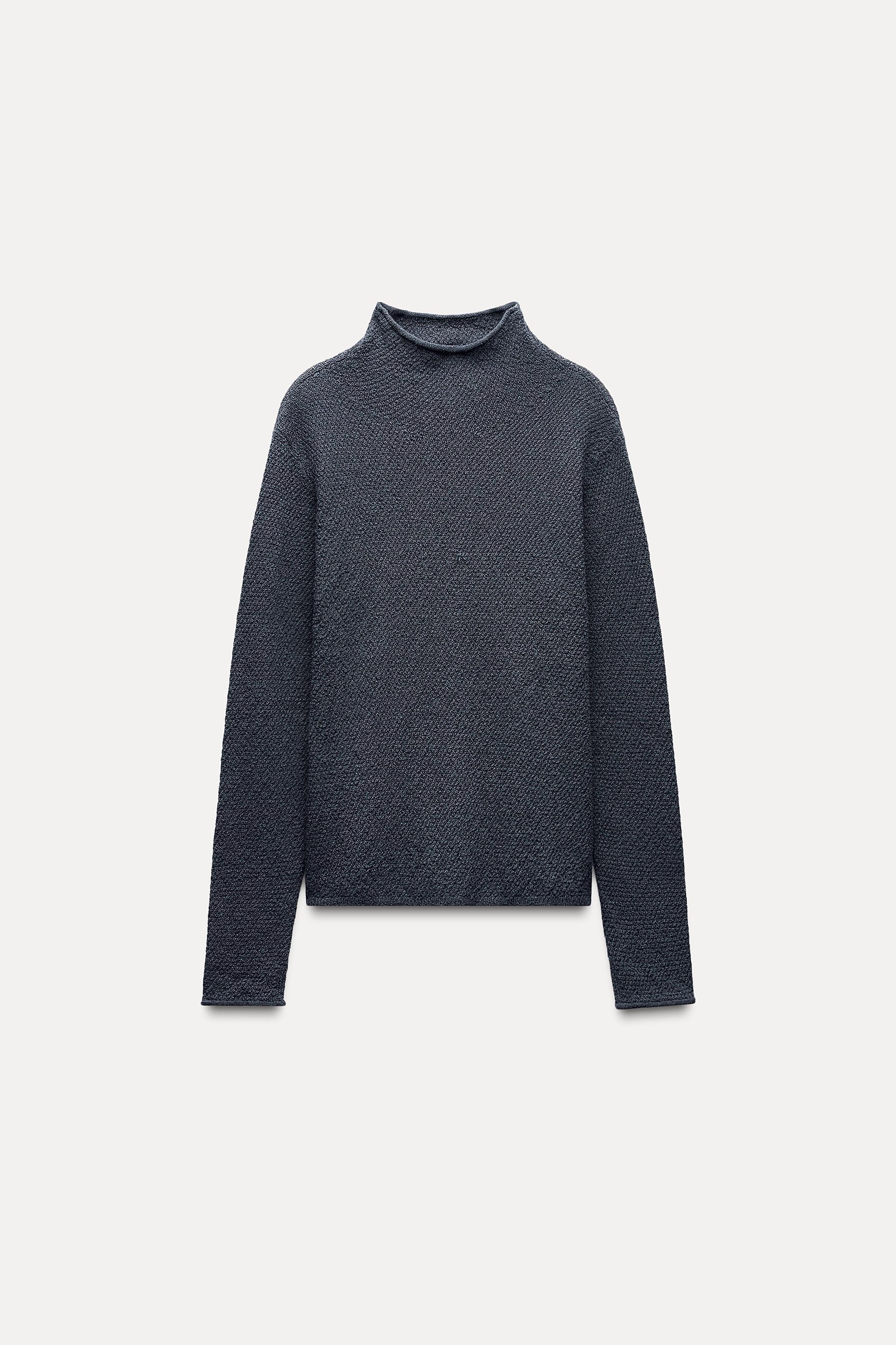 MOCK NECK KNIT TOP Product Image