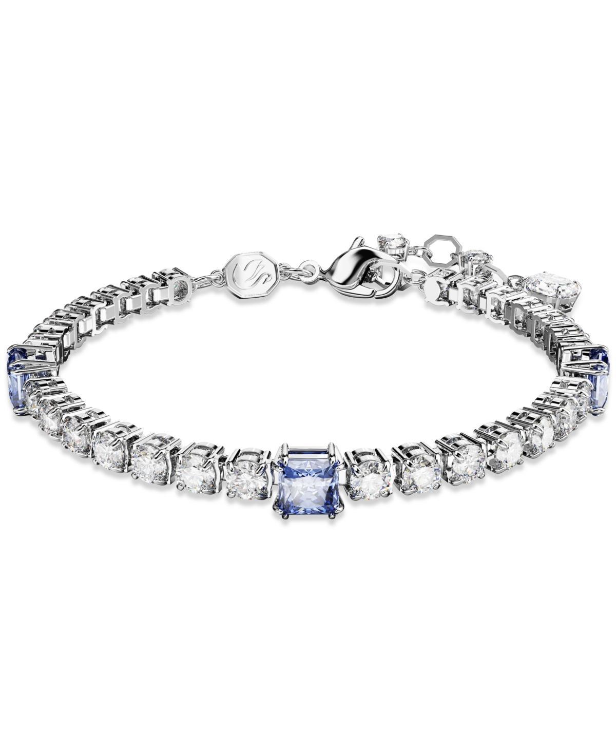 Womens Matrix Rhodium-Plated & Swarovski Crystal Tennis Bracelet Product Image