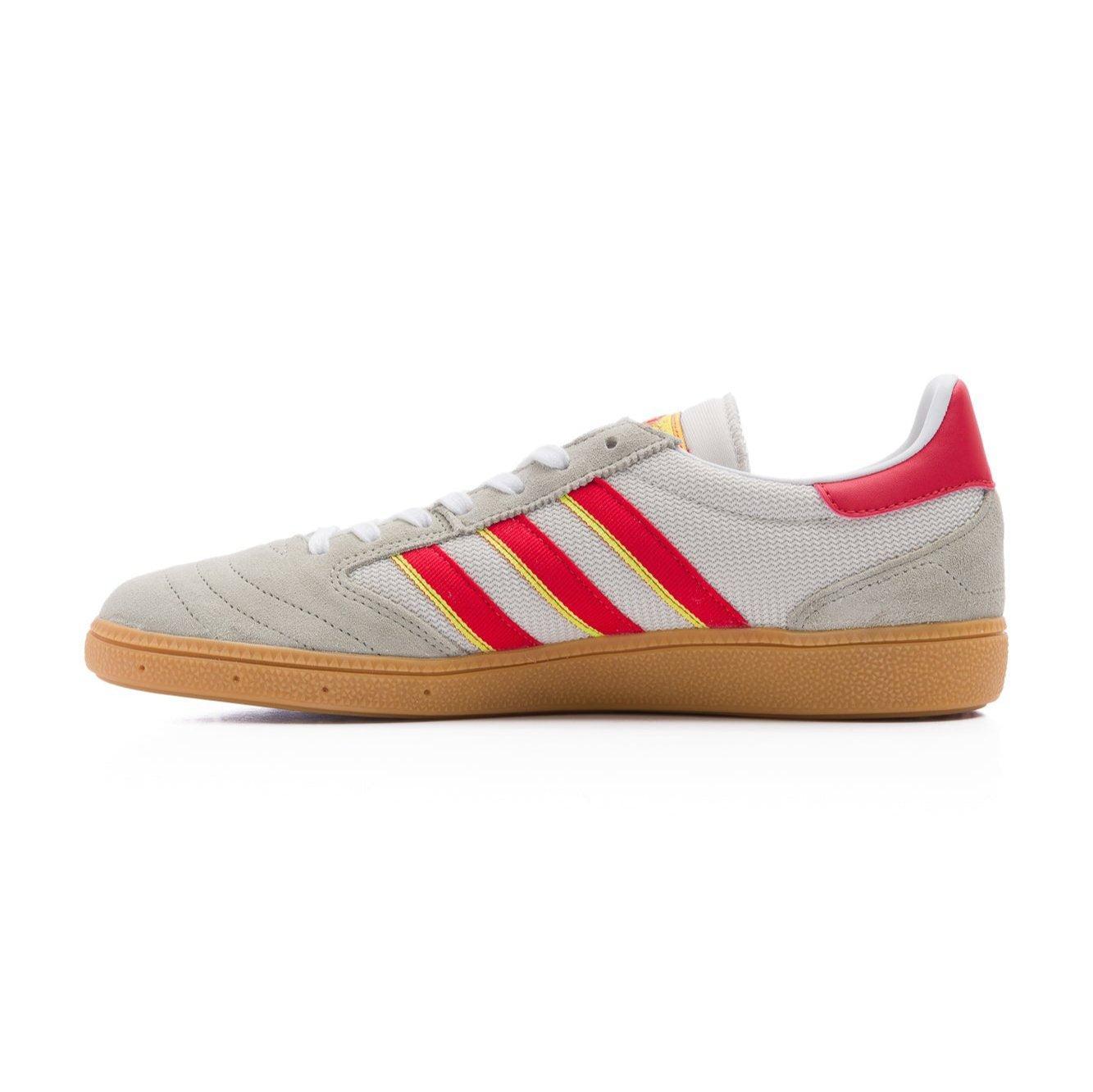 Adidas Skateboarding Busenitz Vintage Men's Skate Shoe - Feather Grey/Red/Orbit Grey Product Image