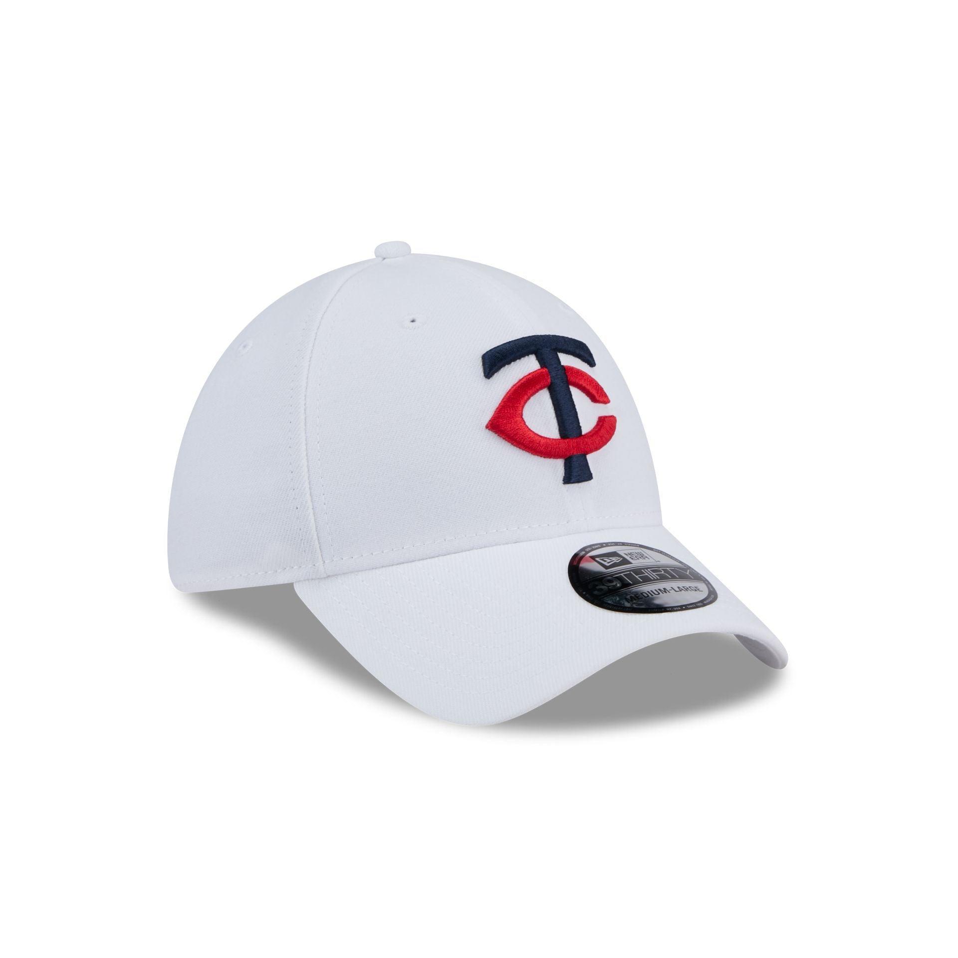 Minnesota Twins Optic White 39THIRTY Stretch Fit Hat Male Product Image