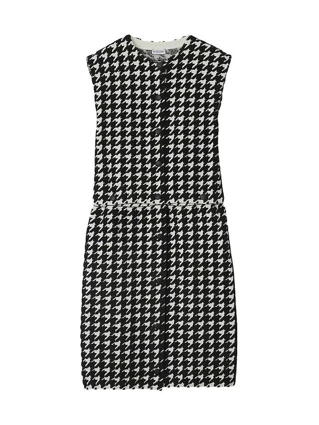 Houndstooth Sheath Minidress Product Image