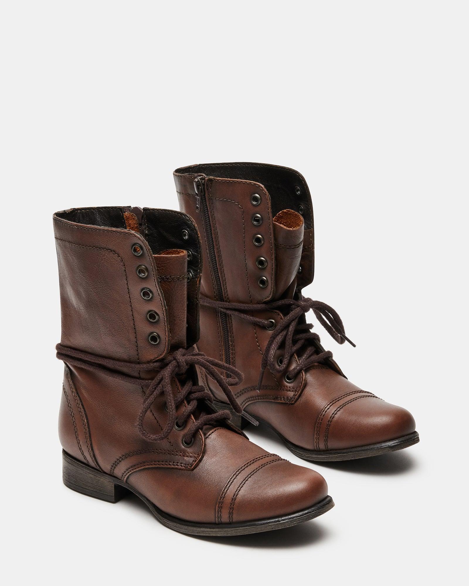 TROOPA BROWN LEATHER - SM REBOOTED Female Product Image