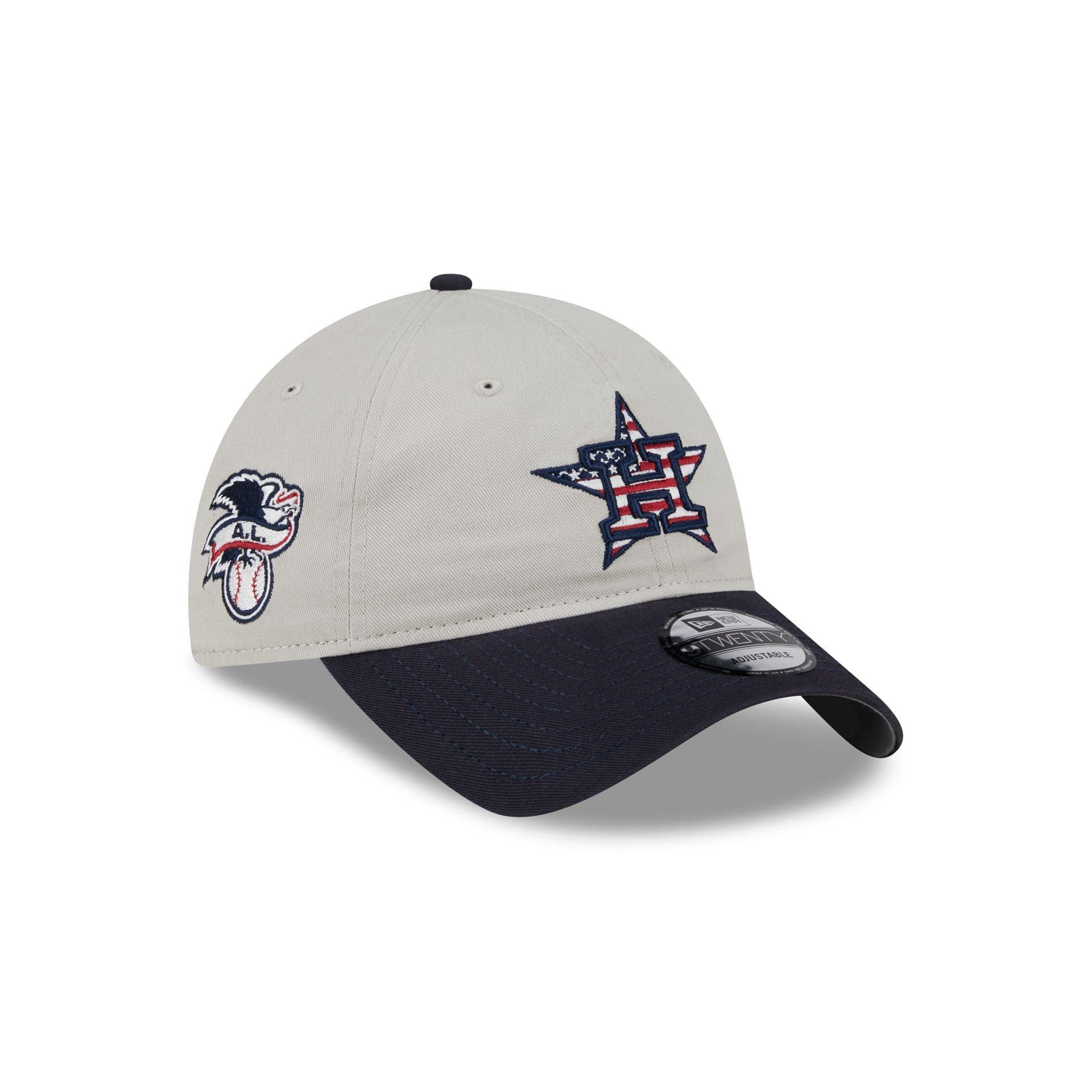 Houston Astros Independence Day 2024 9TWENTY Adjustable Hat Male Product Image