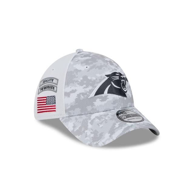 Carolina Panthers 2024 Salute to Service 39THIRTY Stretch Fit Hat Male Product Image