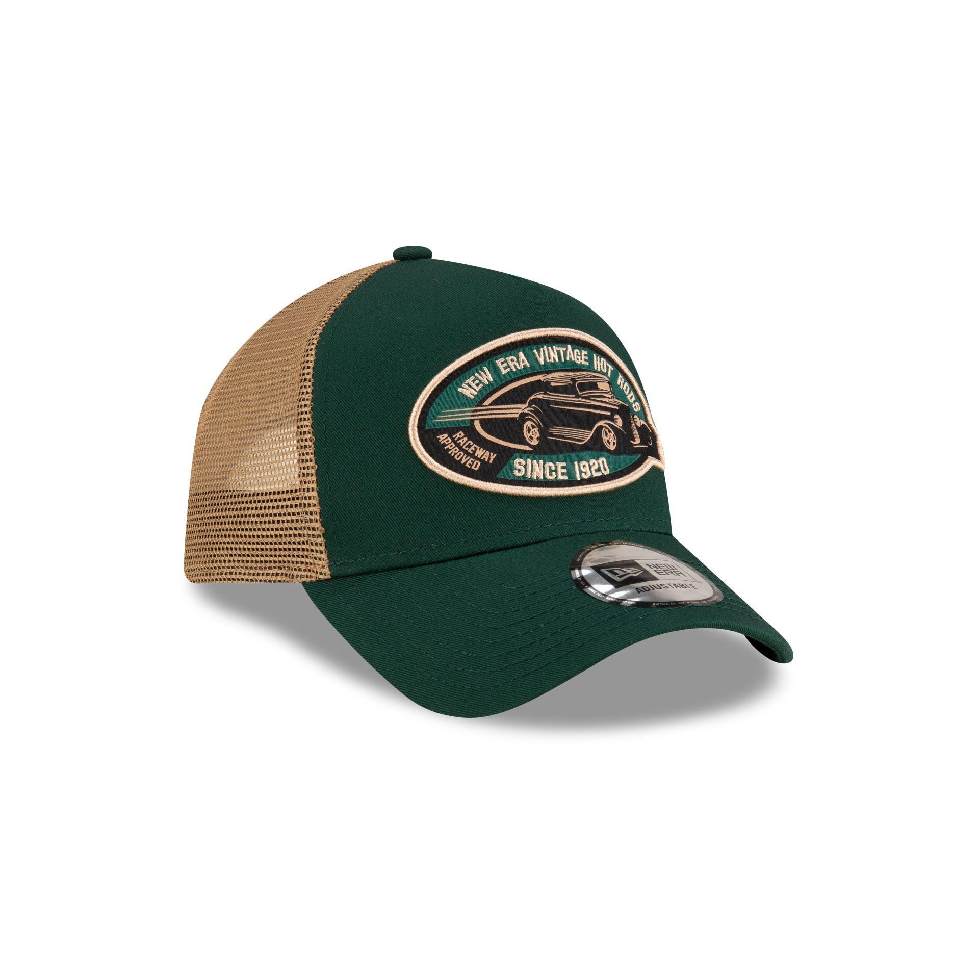 New Era Cap Green Hot Rod 9FORTY A-Frame Trucker Hat Male Product Image