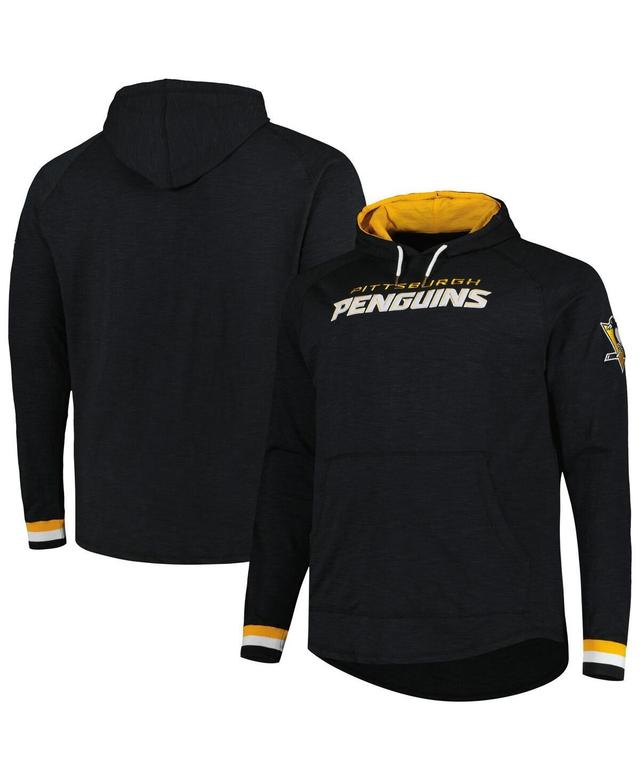 Mens Mitchell & Ness Pittsburgh Penguins Big & Tall Legendary Raglan Pullover Hoodie Product Image