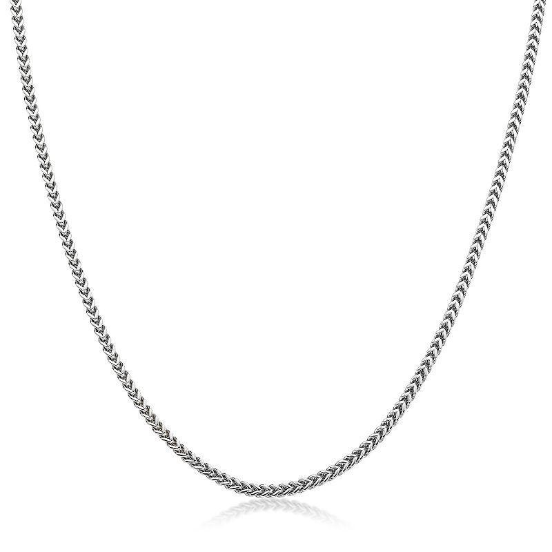 Mens LYNX Stainless Steel Franco Chain Necklace Product Image