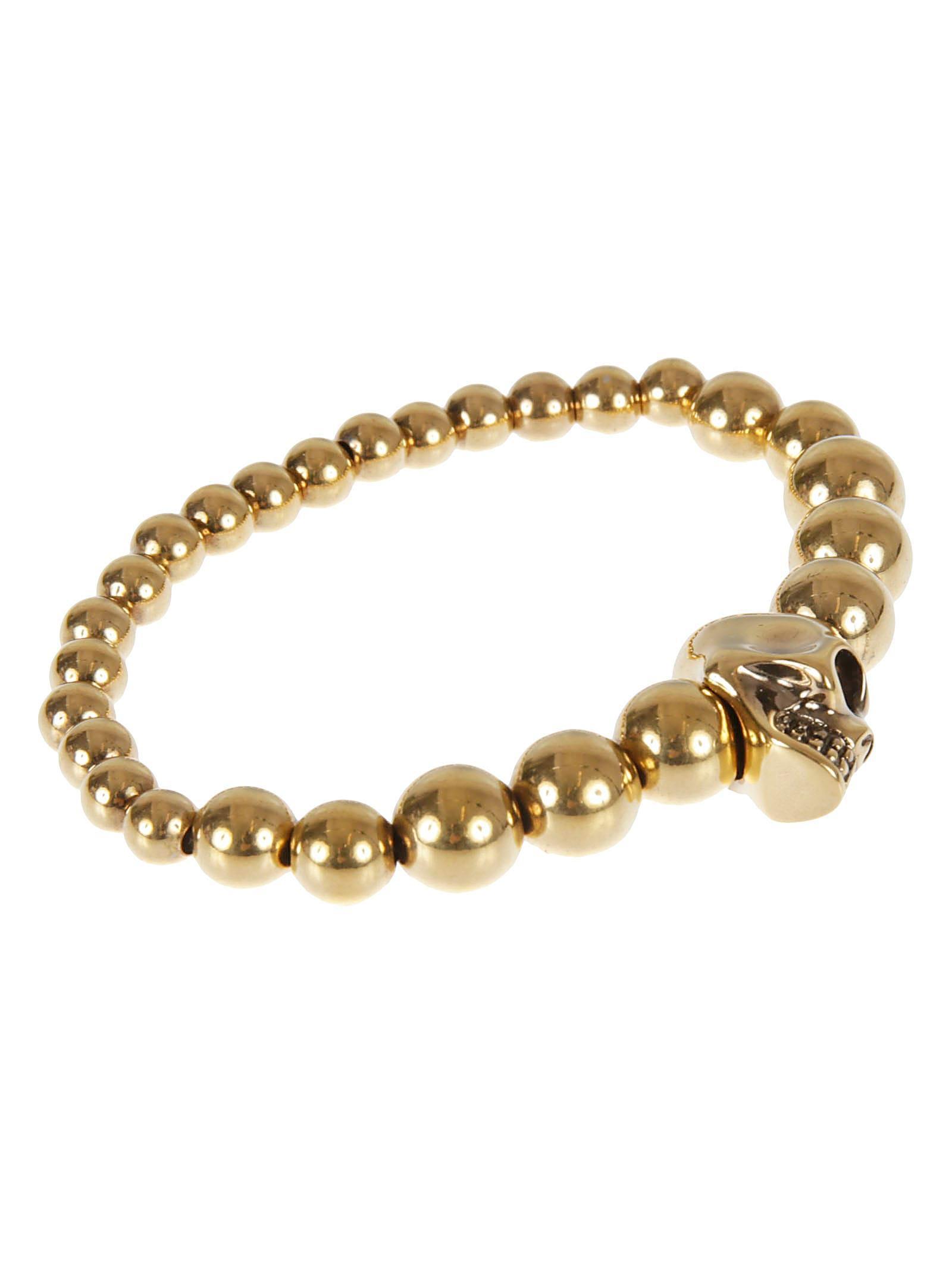 Skull Bracelet In Gold Product Image