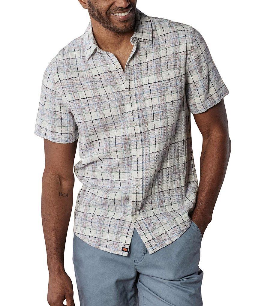 The Normal Brand Freshwater Short Sleeve Plaid Woven Shirt Product Image