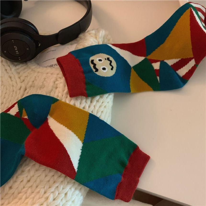 Striped Crew Socks Product Image