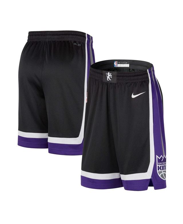 Mens Nike Black Sacramento Kings Swingman Icon Edition Shorts Product Image