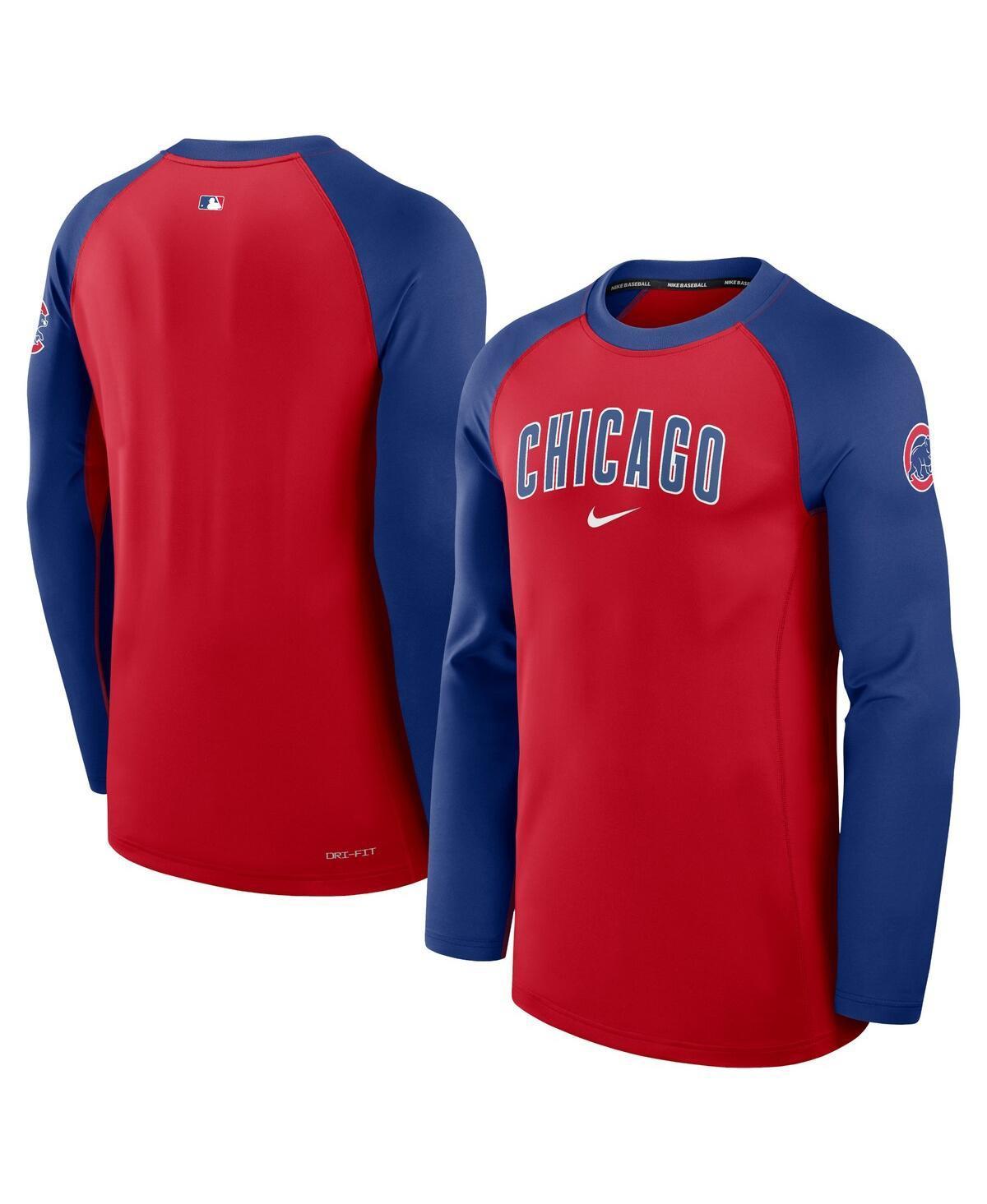 Chicago Cubs Authentic Collection Game Time Nike Men's Dri-FIT MLB Long-Sleeve T-Shirt Product Image