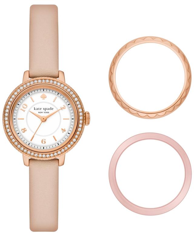 kate spade new york morningside watch & toprings gift set, 28mm Product Image