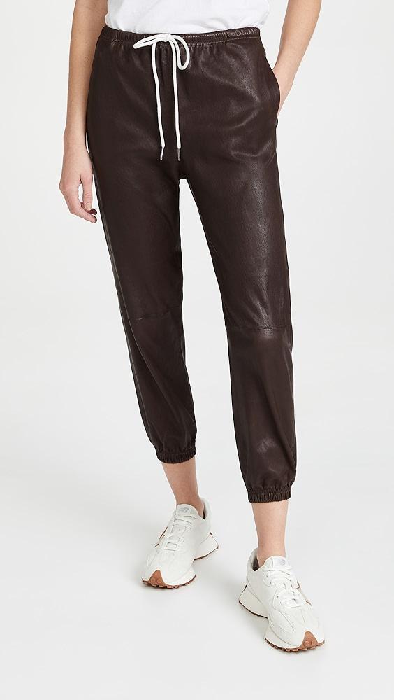 SPRWMN Leather Drawstring Joggers | Shopbop Product Image