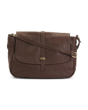 Leather Saddle Crossbody for Women product image