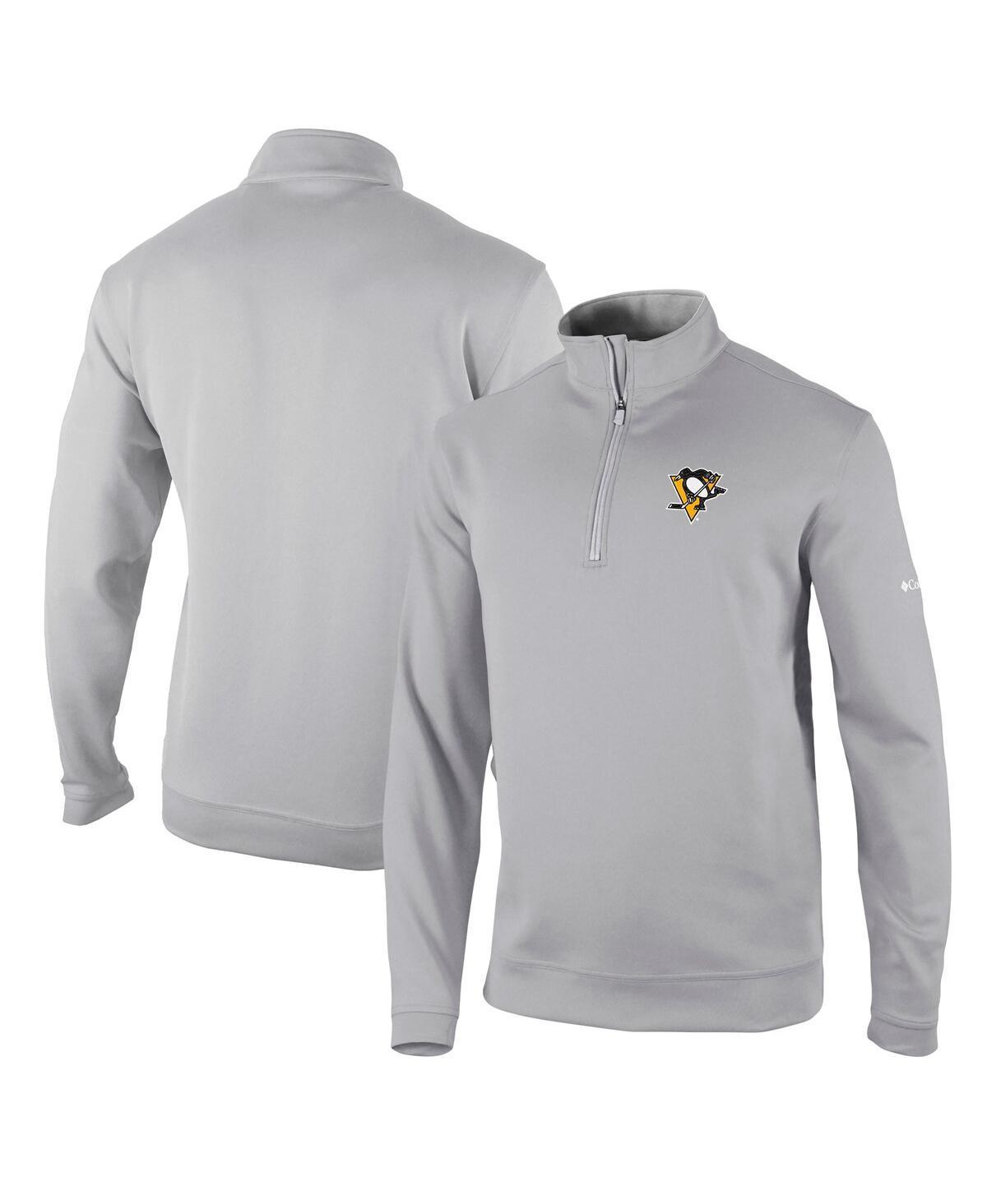 Mens Columbia Gray Pittsburgh Penguins Wickham Hills Omni-Wick Quarter-Zip Jacket Product Image