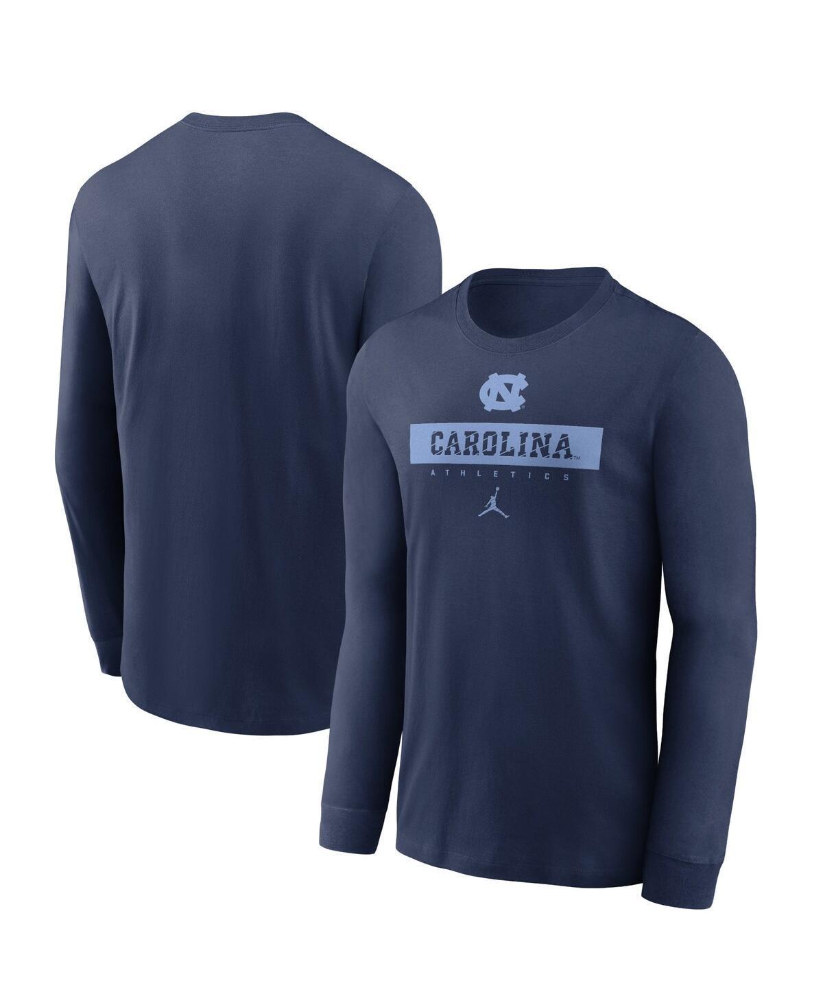 Jordan Mens North Carolina Tar Heels 2024 Sideline Legend Performance Long Sleeve T-Shirt Product Image