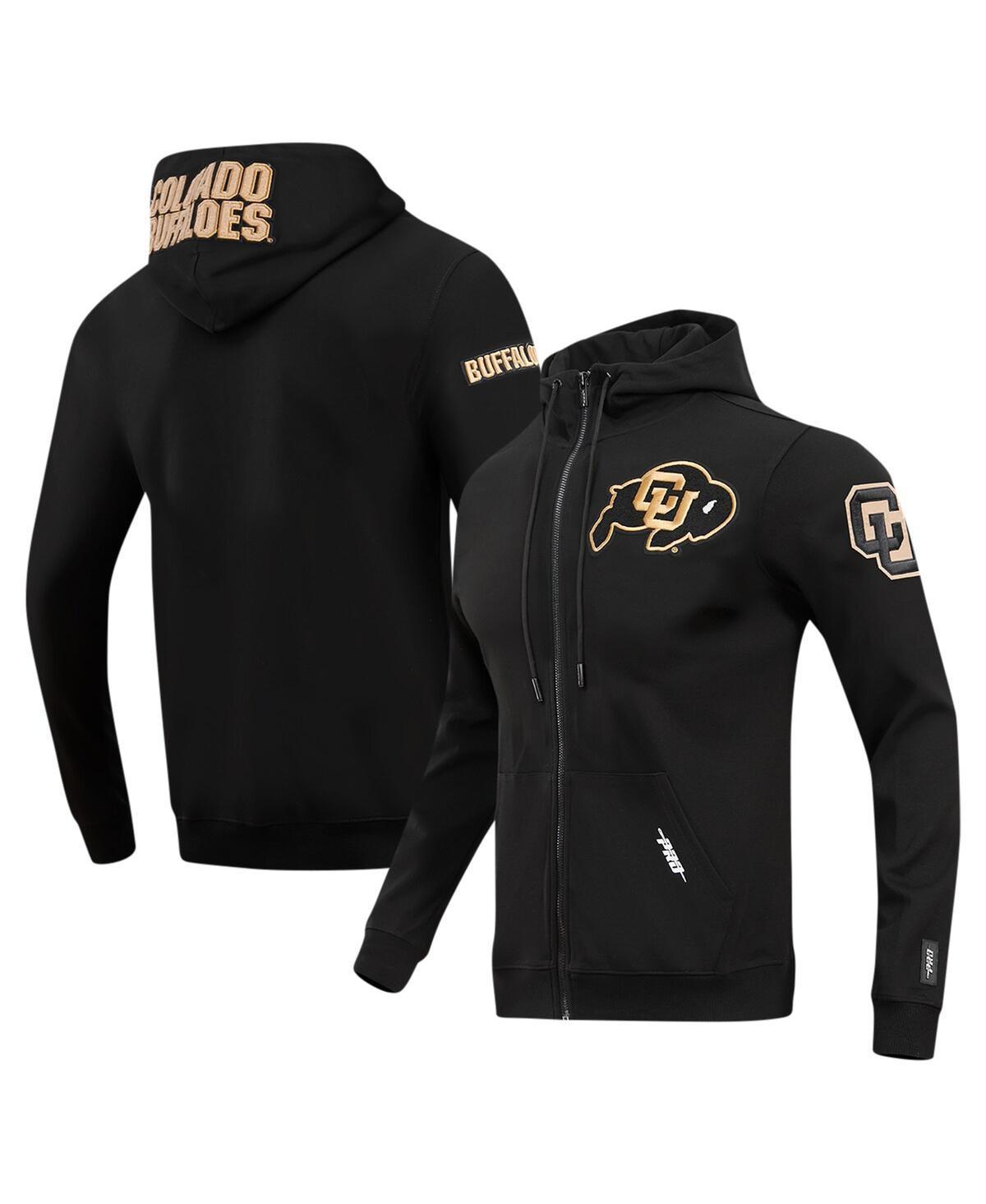 Mens Pro Standard Black Colorado Buffaloes Classic Full-Zip Hoodie Product Image