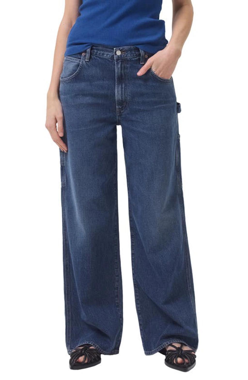 Magda Wide-leg Carpenter Jeans In Darkness product image