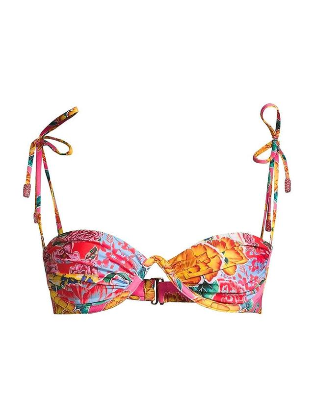 Womens Fiorever Donna Floral Underwire Bikini Top Product Image