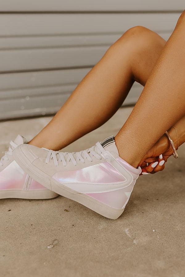 The Daphne Vintage Metallic Sneaker Product Image