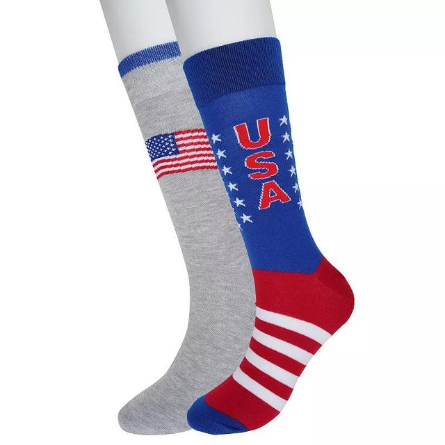 Mens Land of Liberty 2-Pack Americana Socks Product Image