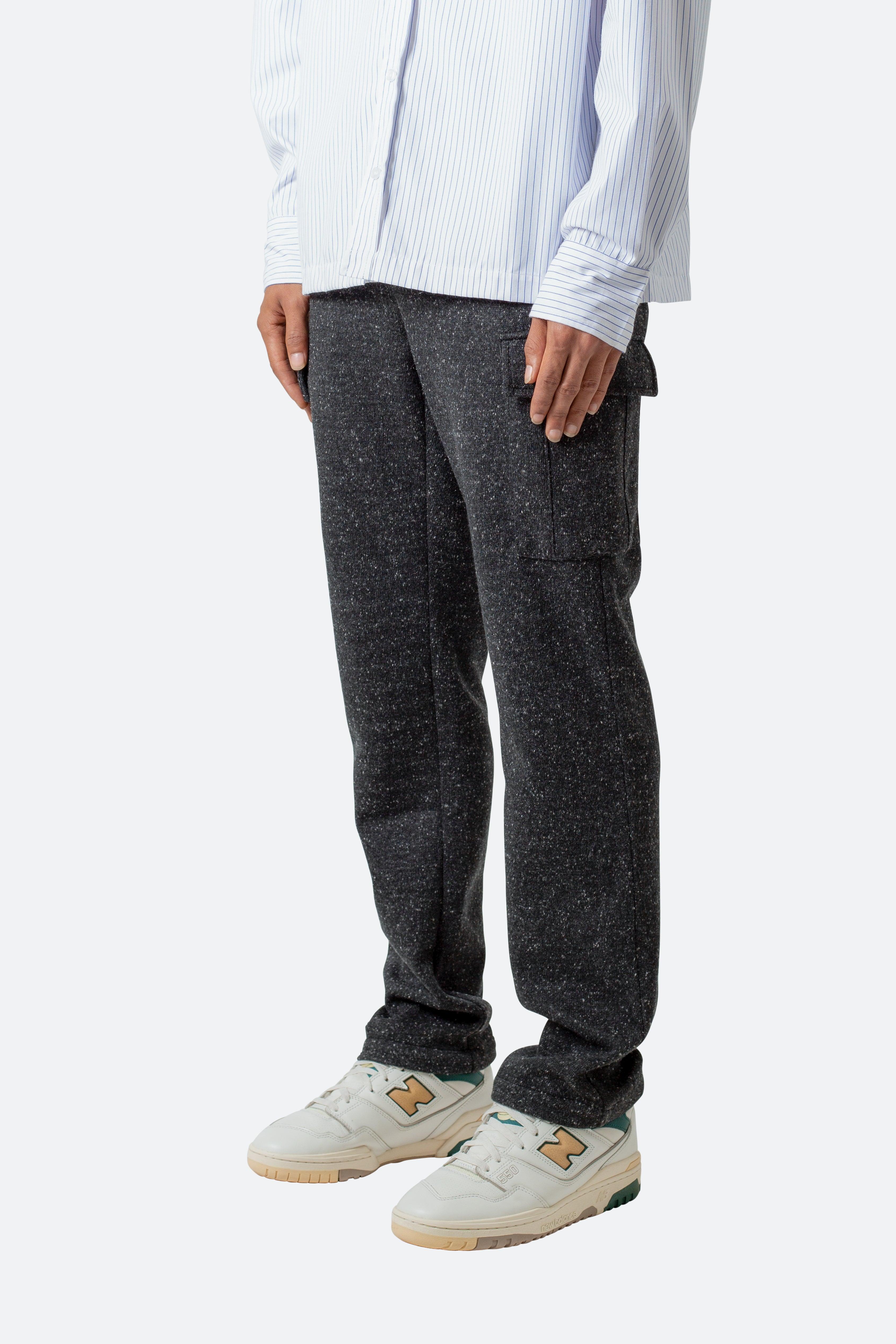 Baggy Knit Cargo - Black Product Image