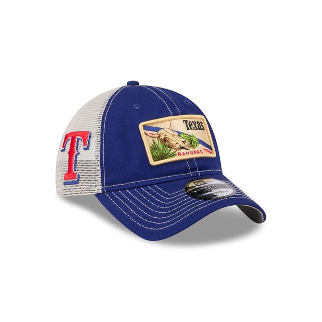 Texas Rangers State Souvenir 9TWENTY Trucker Hat Male Product Image