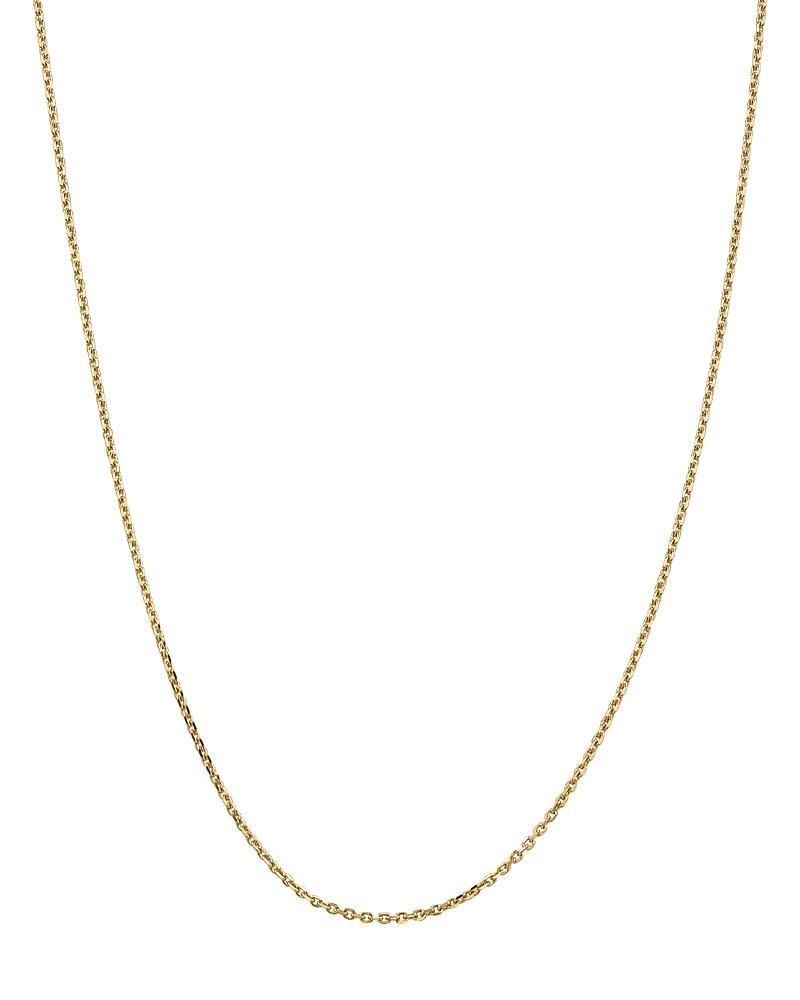 Bloomingdales Fine Collection Mens 14K Yellow Gold 1.65mm Solid Diamond-Cut Cable Chain, 24 - Exclusive Product Image