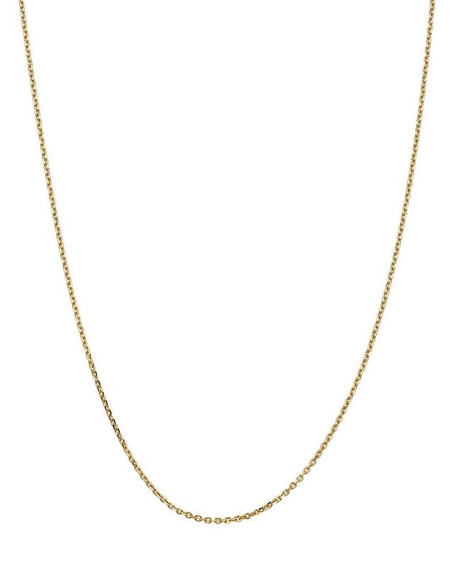 Bloomingdales Fine Collection Mens 14K Yellow Gold 1.65mm Solid Diamond-Cut Cable Chain, 24 - Exclusive Product Image