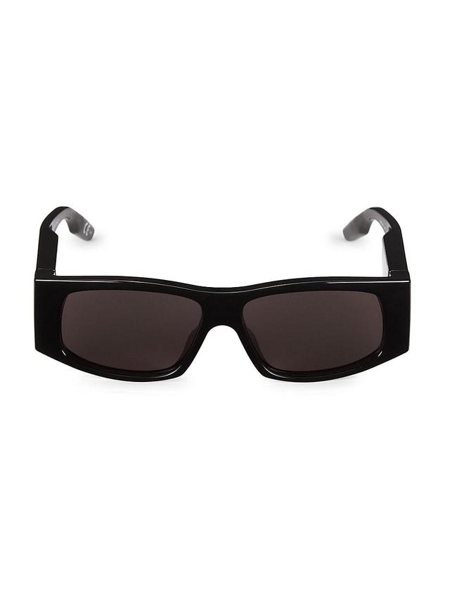 Womens 56MM Rectangular LED Sunglasses Product Image