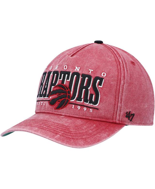 Mens 47 Red Toronto Raptors Fontana Hitch Snapback Hat Product Image