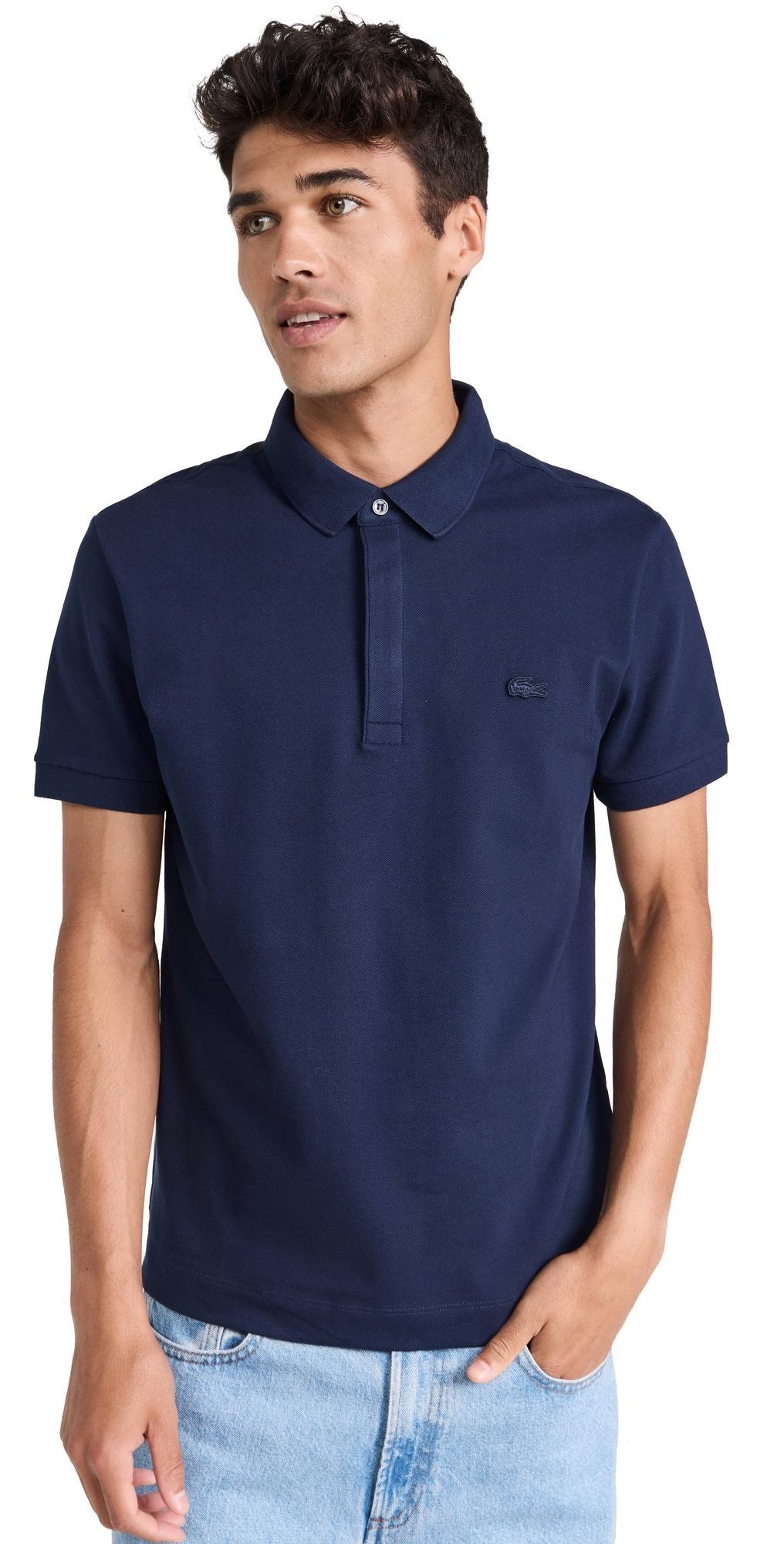 Lacoste Stretch Cotton Paris Regular Fit Polo Shirt Product Image