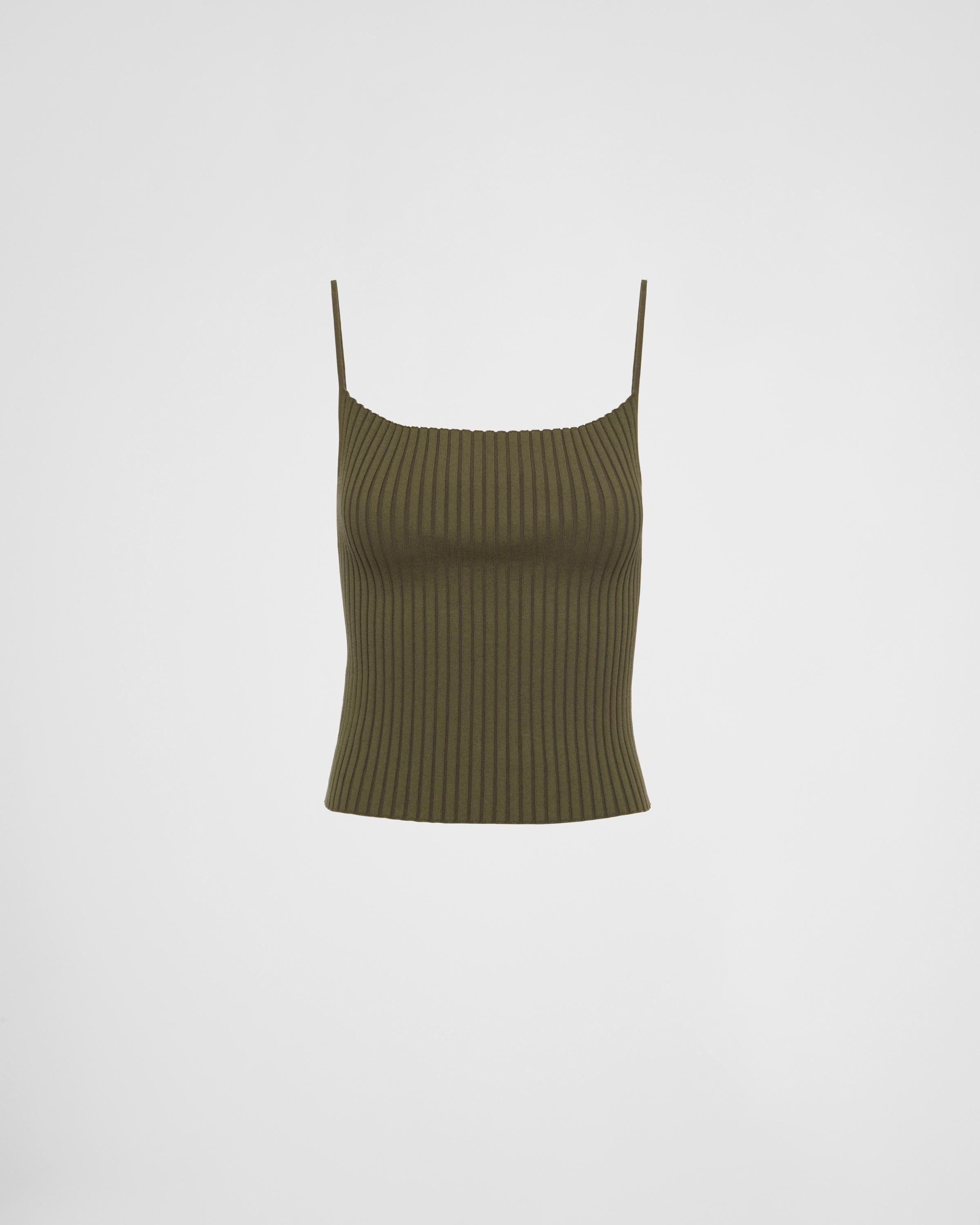 Ribbed knit tank top product image