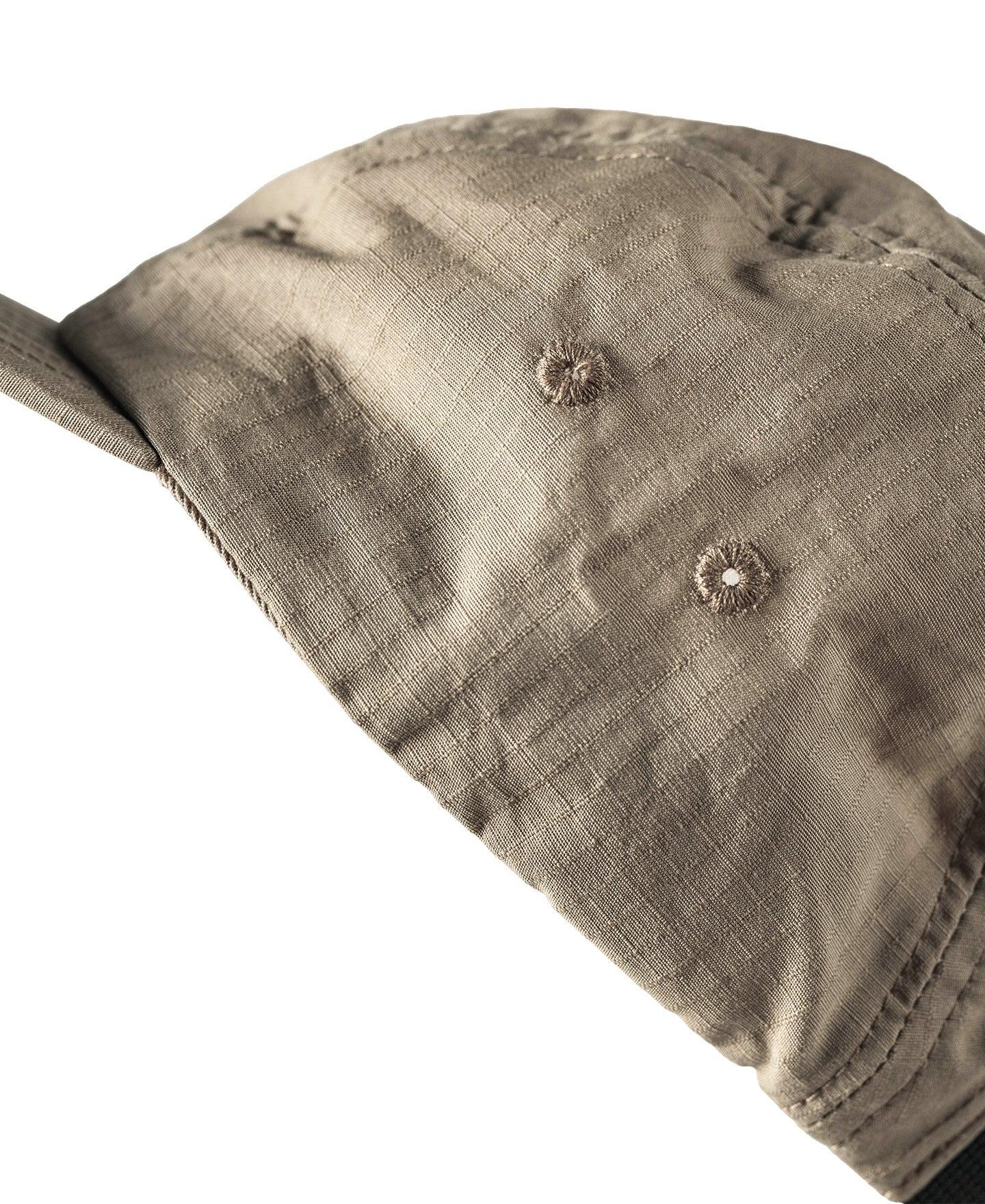 7.5 oz Ripstop Cotton 5 Panel Cap - Khaki Product Image