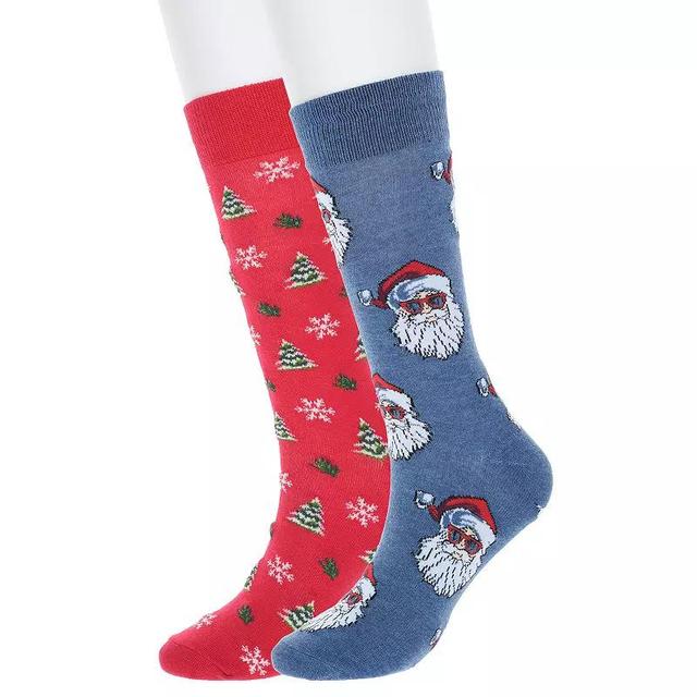 Mens Twisted Toes 2-Pack Holiday Crew Socks Product Image