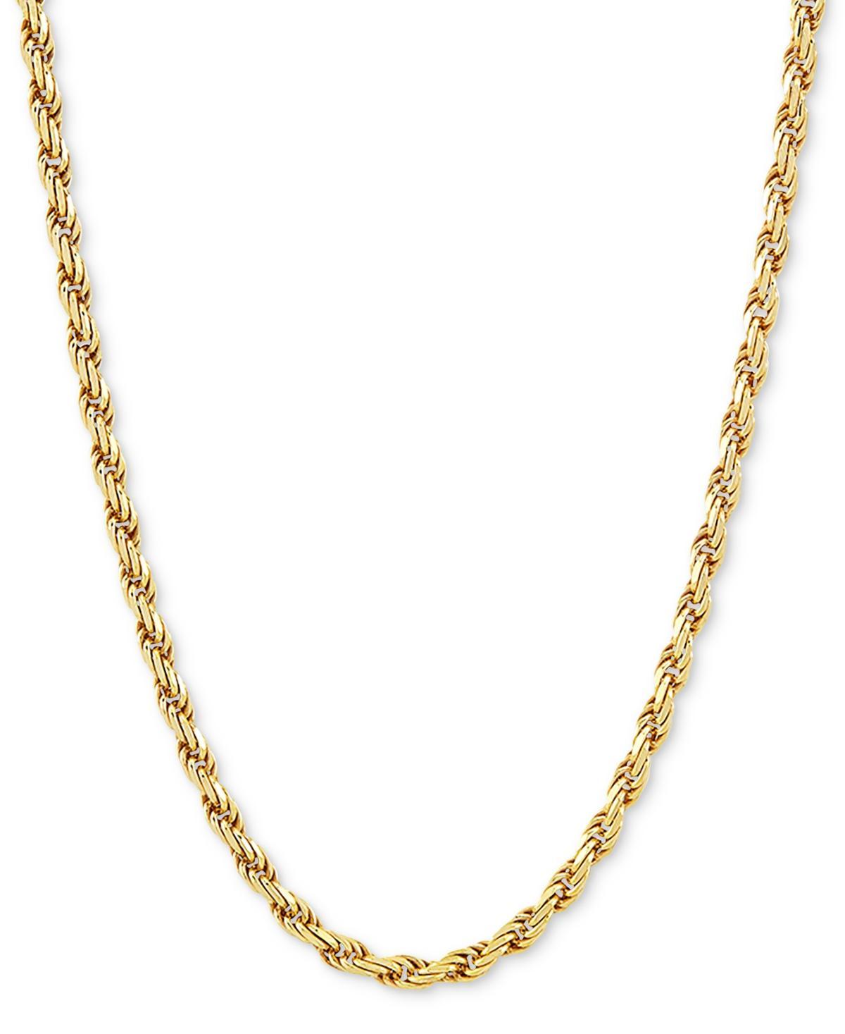 Rope Link 22 Chain Necklace in 18k Gold-Plated Sterling Silver Product Image