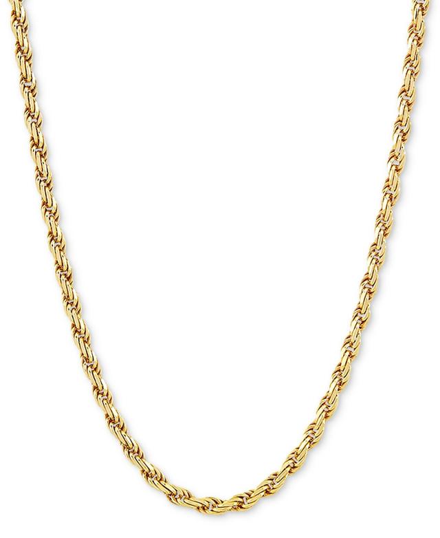 Rope Link 22 Chain Necklace in 18k Gold-Plated Sterling Silver Product Image